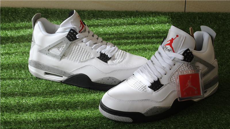 2016 Authentic Air Jordan 4 Retro Alternate 89 White Cement